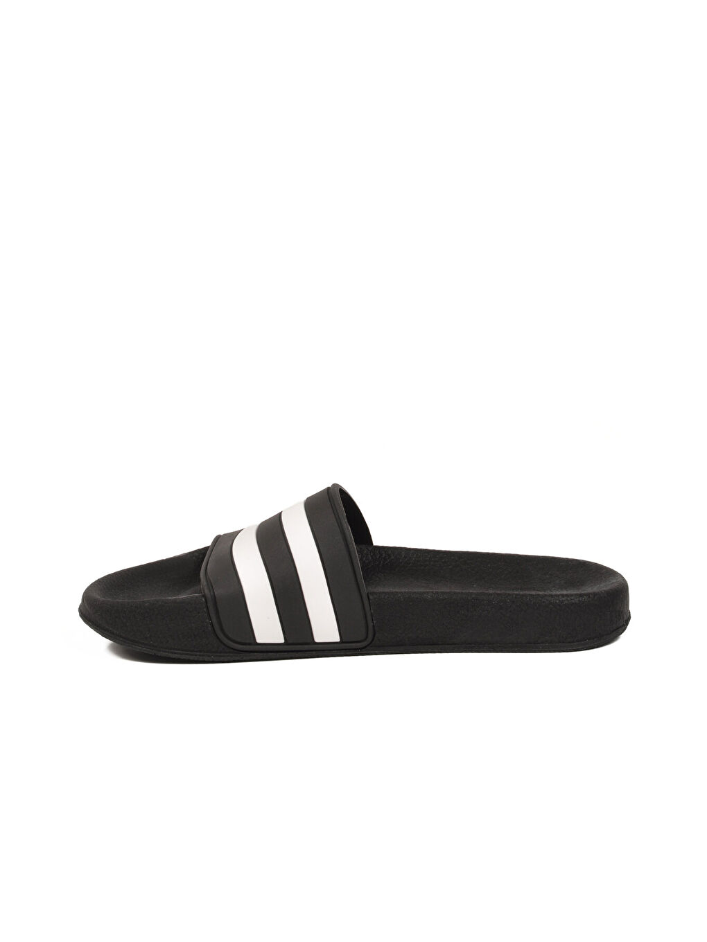 Siyah Beyaz Hafif Esnek Unisex Terlik 8000-01 G-3