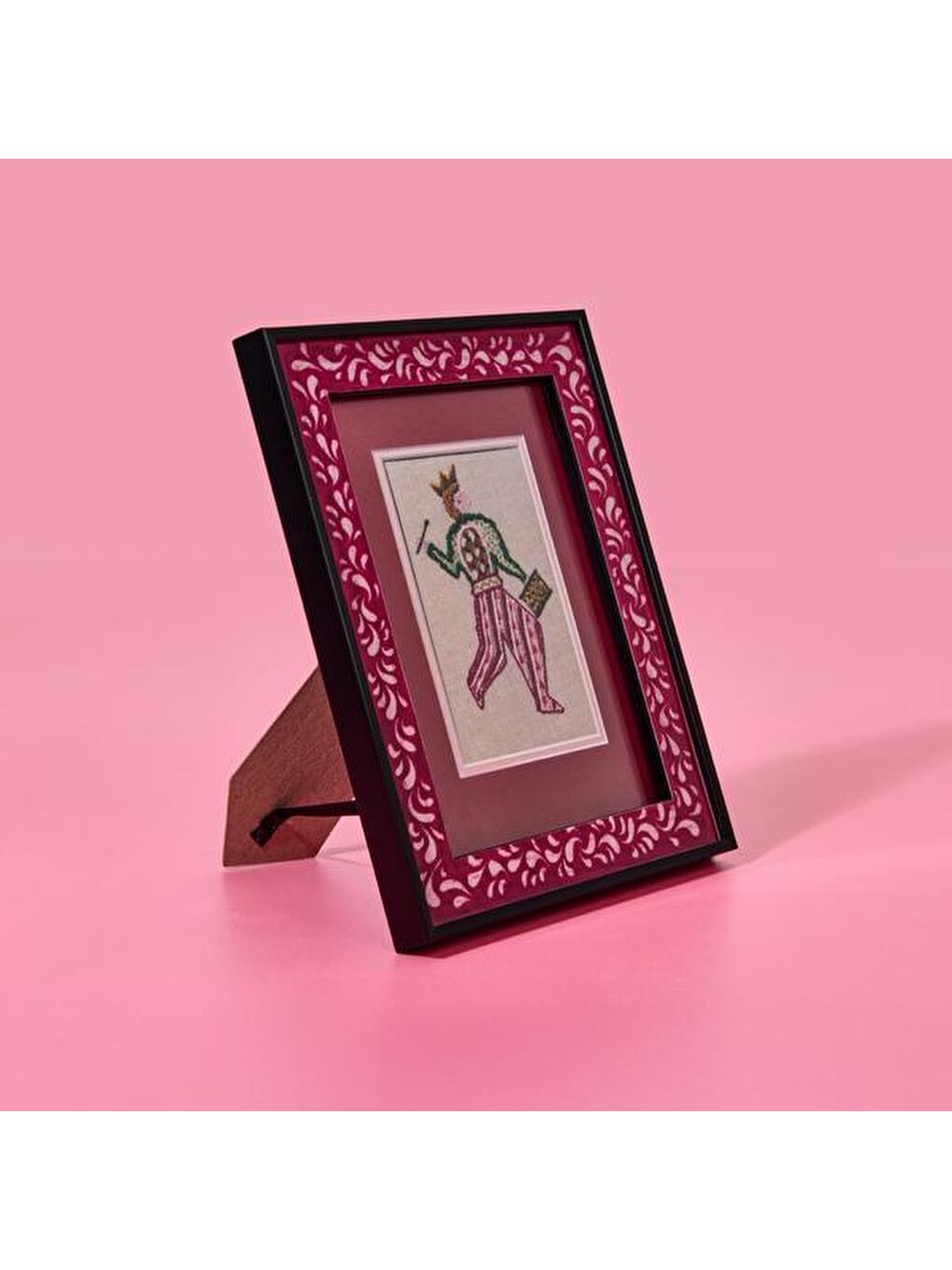 Evidea Deco İnstrumentistas Çerçeve - Pembe / Beyaz - 15x21 cm - 1