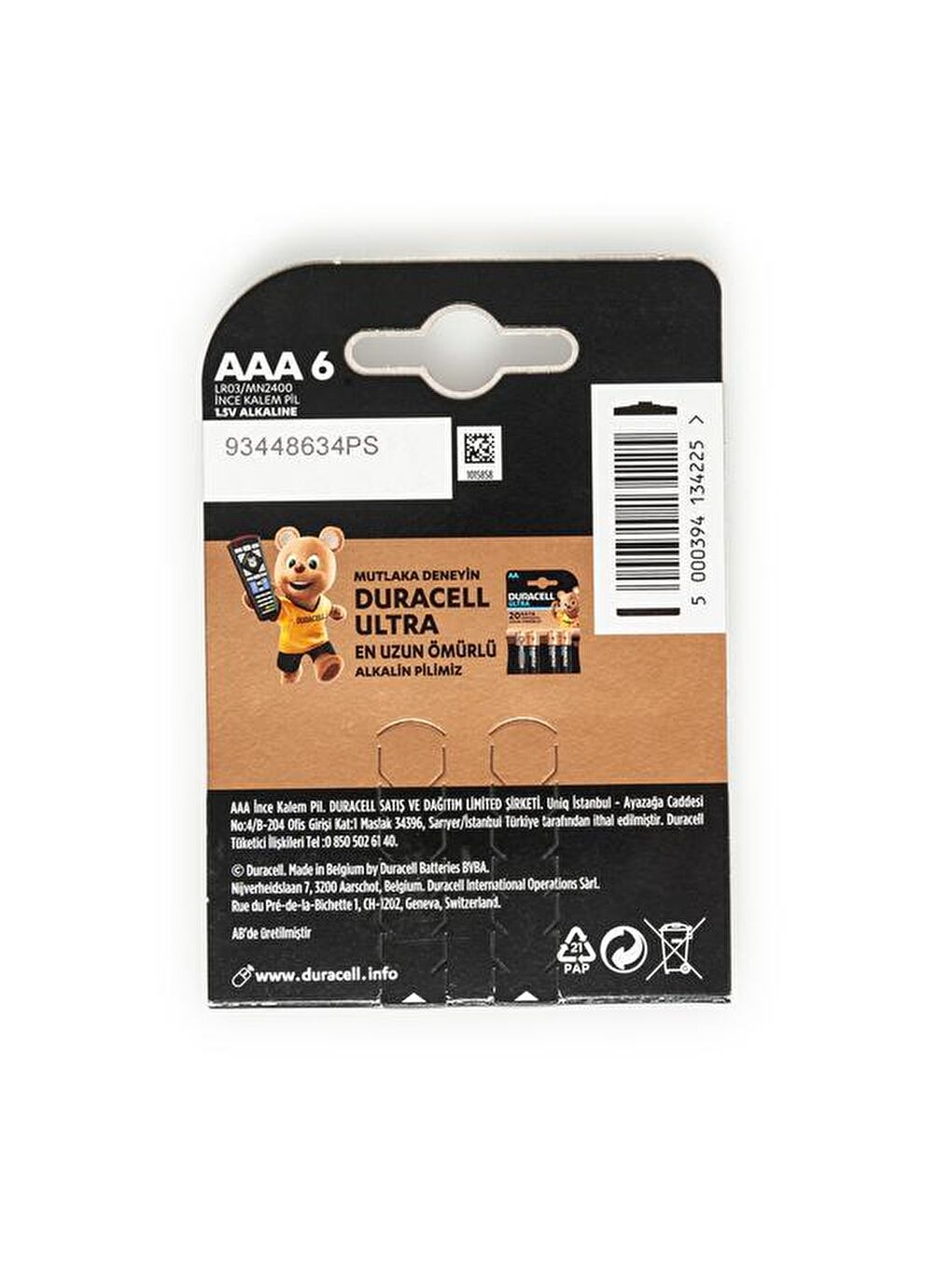 Basic İnce 6'lı AAA Kalem Pil-1