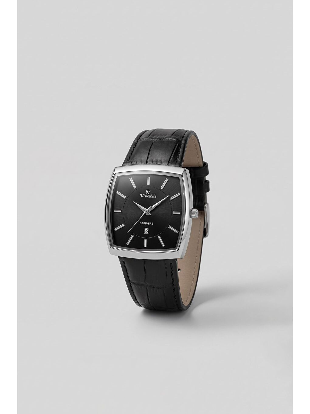 Erkek Sunset Deri Kordon Retro Kol Saati Siyah