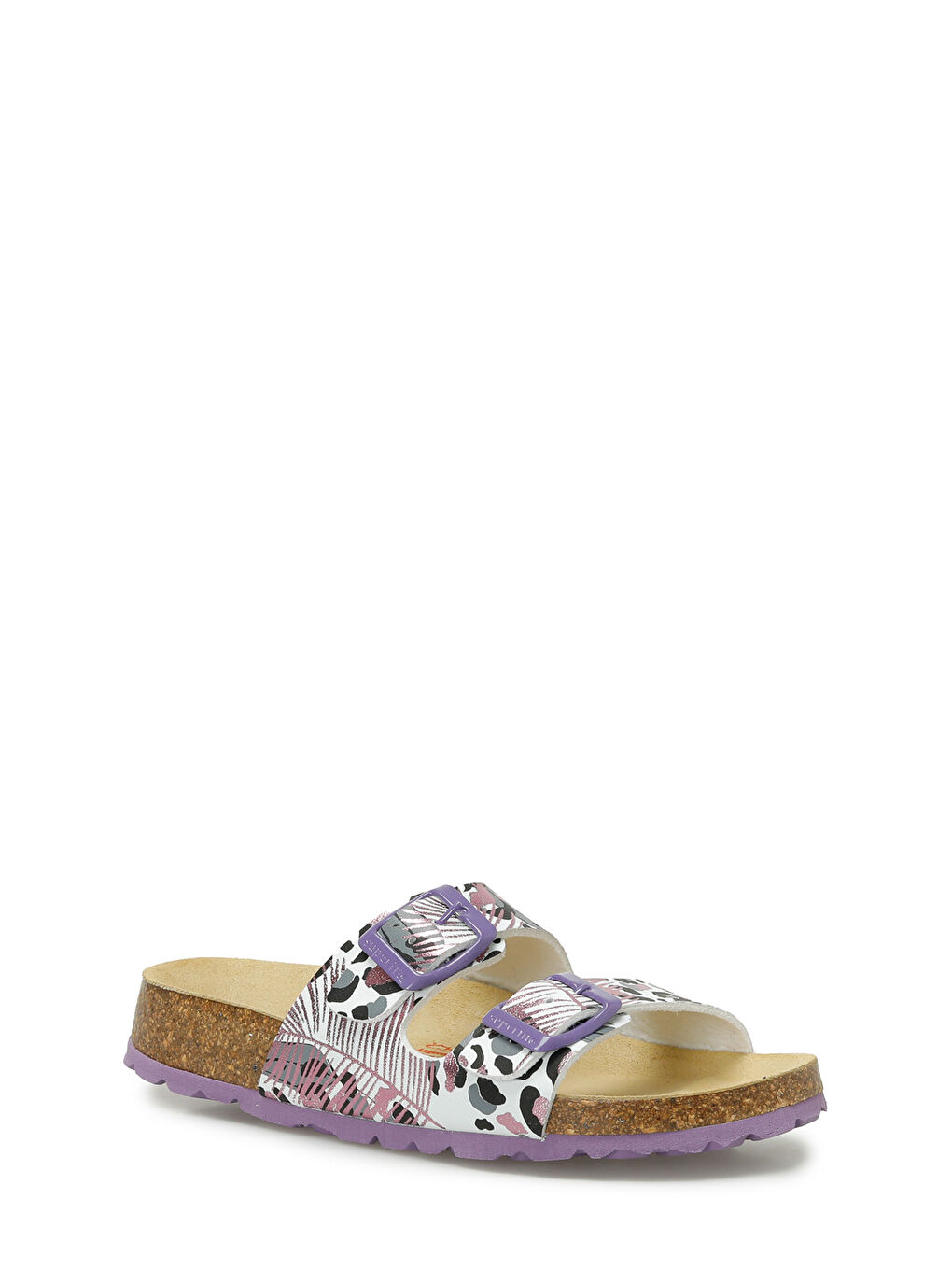 800111-1110-2 Beyaz Kız Çocuk Terlik-1