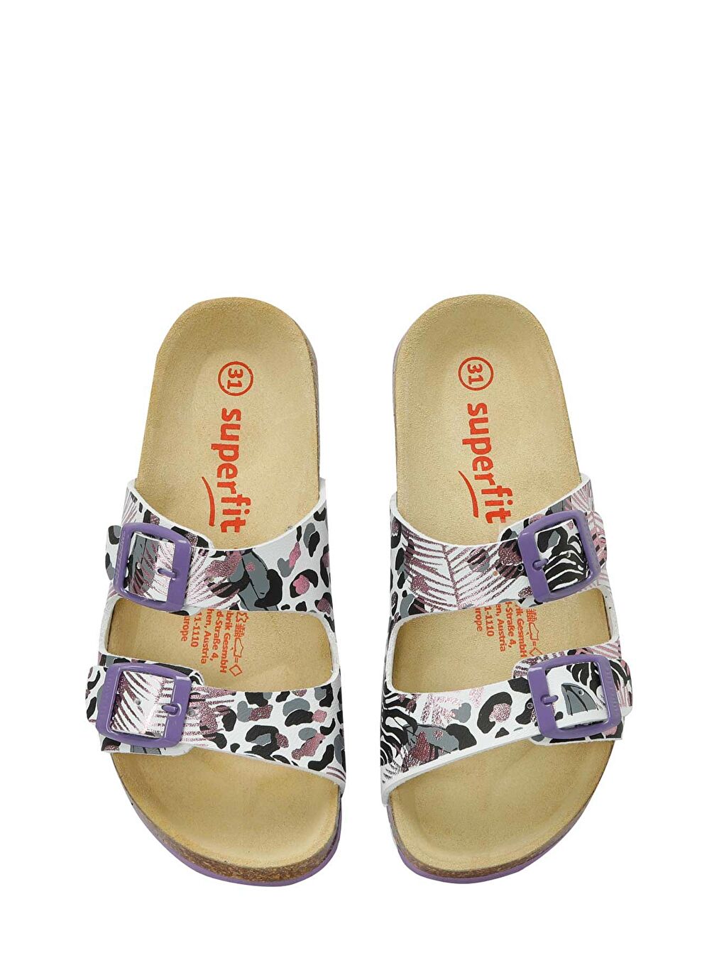 800111-1110-2 Beyaz Kız Çocuk Terlik-3