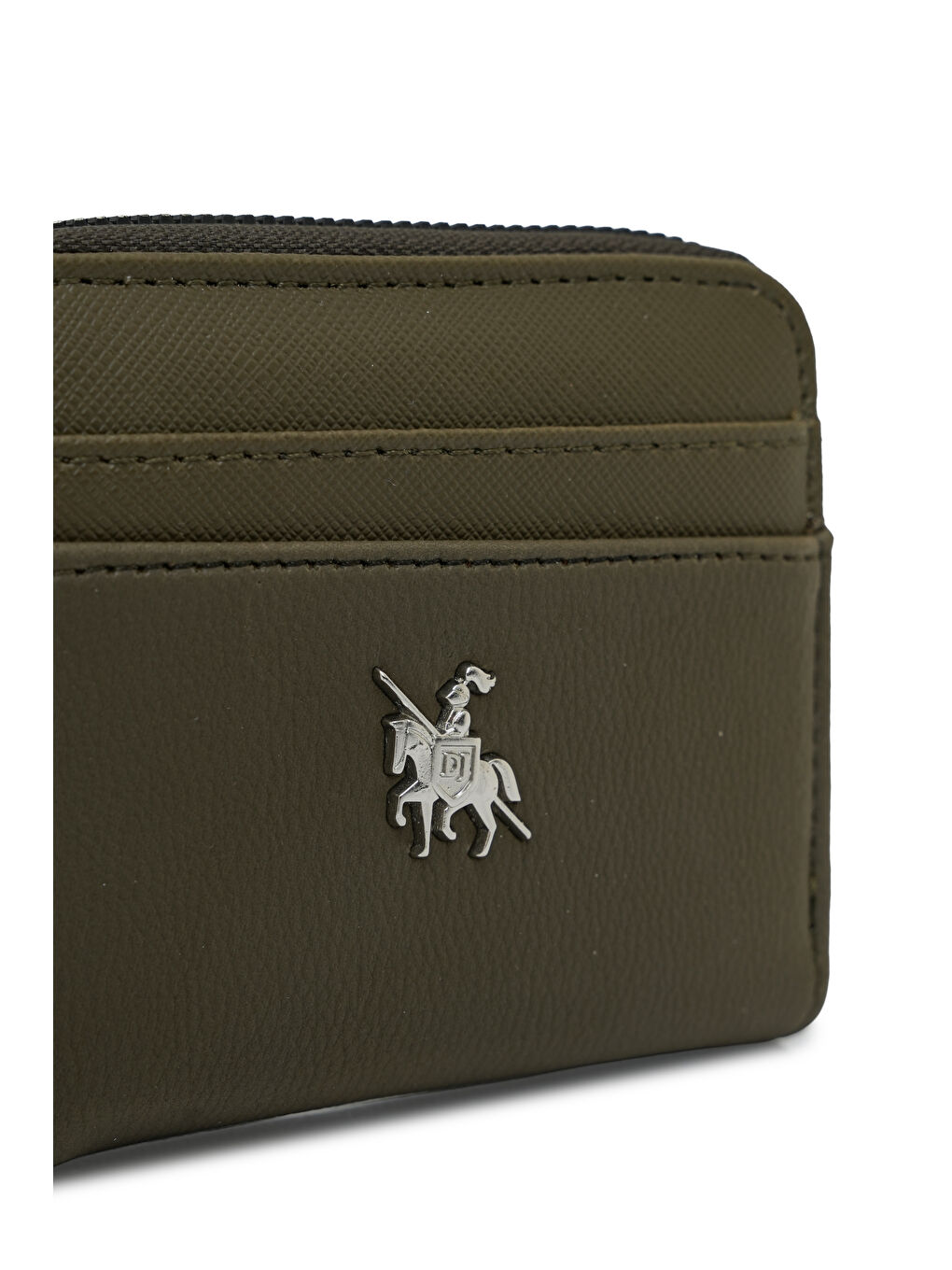 Haki Kartlık Bölme Detaylı Mini Cüzdan CZ100-1-2