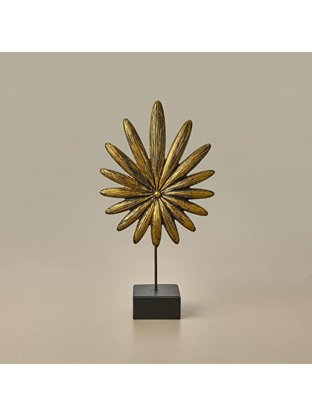 Deco Palmiye Dekor - Siyah / Altın - 34 cm