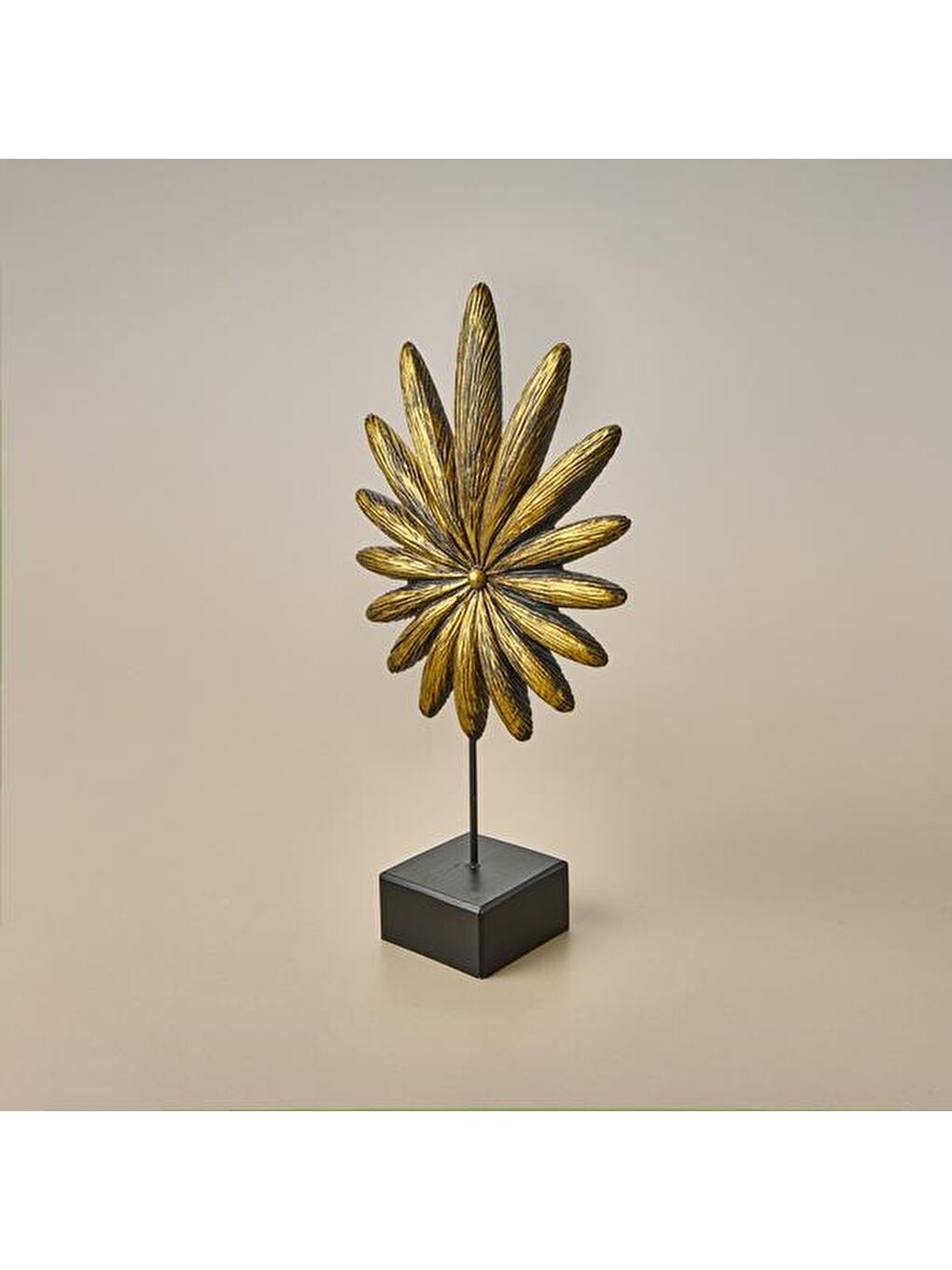 Deco Palmiye Dekor - Siyah / Altın - 34 cm-1