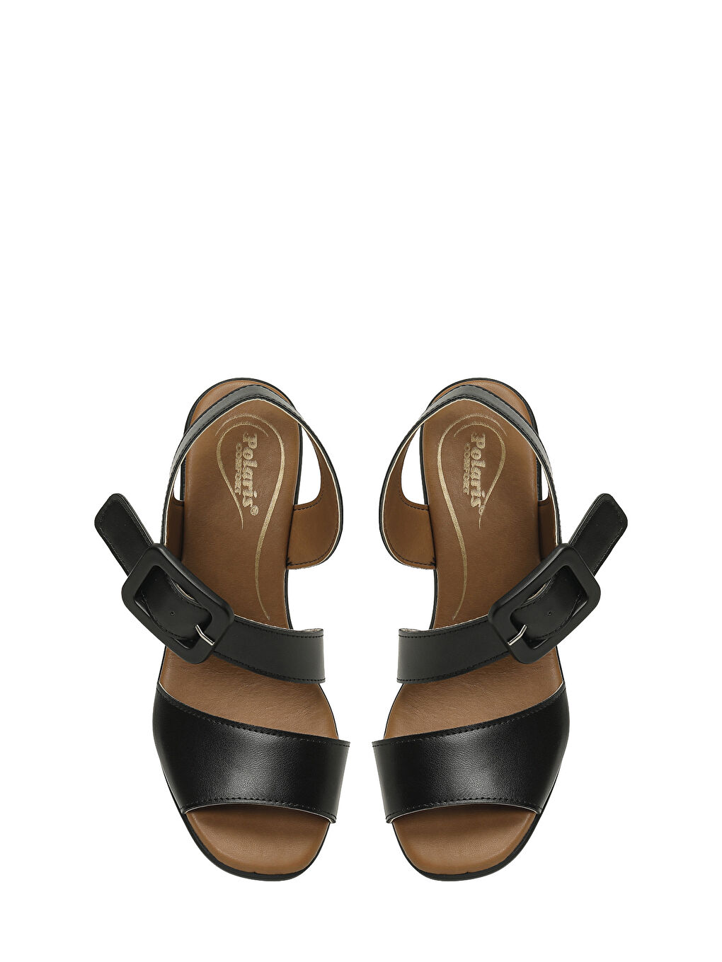 167262.Z6FX Siyah Kadın Düz Sandalet-3