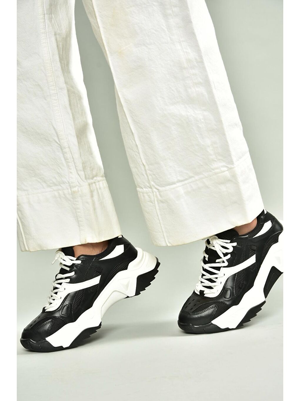 Siyah Kadın Sneakers V312613509-3