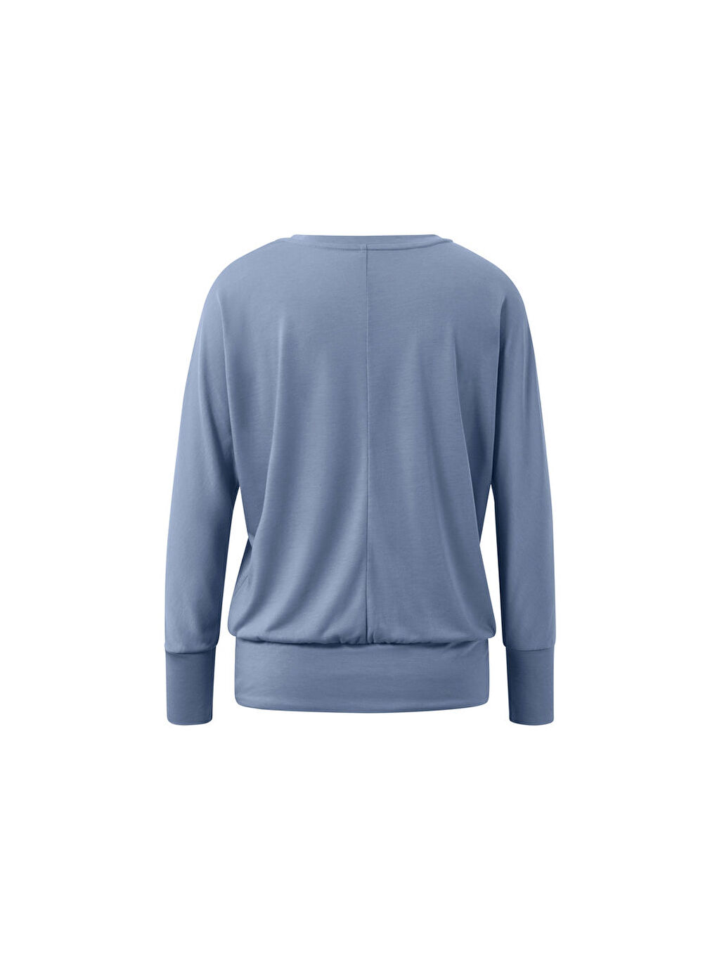 Kadın Yarasa Kollu Tişört, Mavi-3