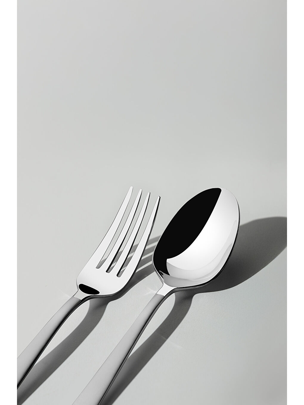 Gri Deniz Saten 12 Kişilik 60 Parça Kutulu Çatal Kaşık Takımı-1