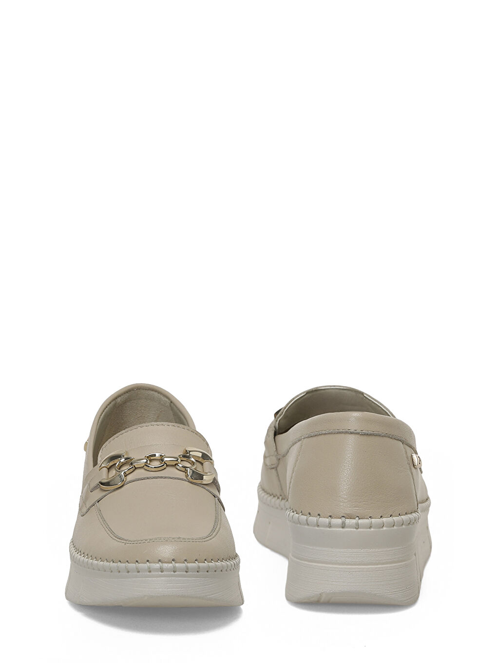 105701.Z6FX Bej Kadın Loafer-4