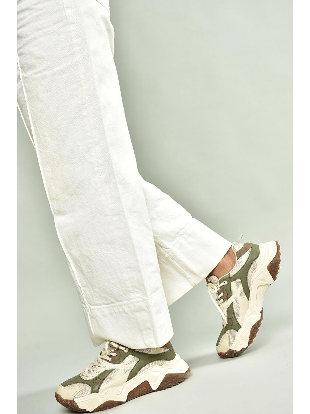 Haki Kadın Sneakers V312613509-1