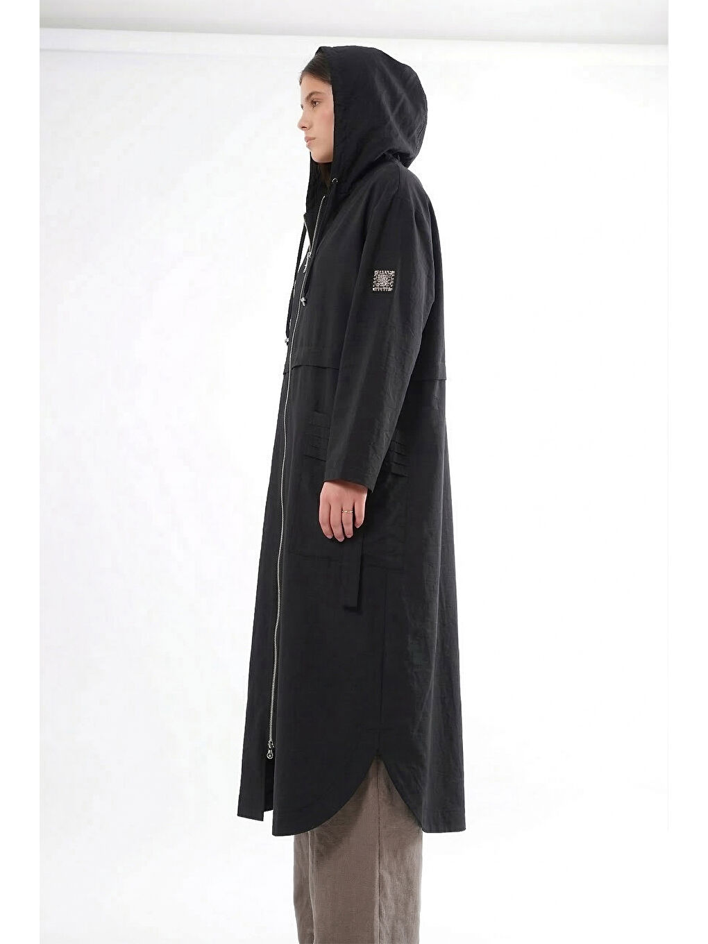 Cebi Pileli Metal Tokalı Safari Kap 821 Siyah-1