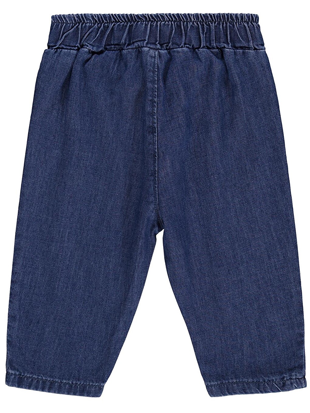 Baby Fiyonk Bağcıklı 6-18 Ay Pantolon Jean - Mavi-1