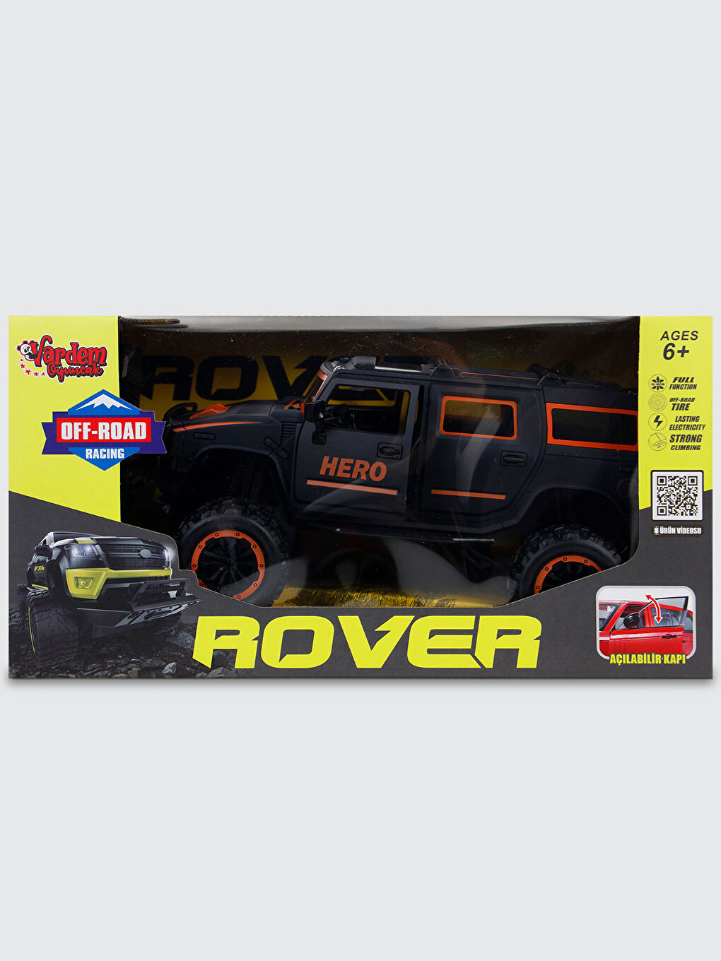 Sarjlı 1:15 Off-Road Rover Jeep Turuncu