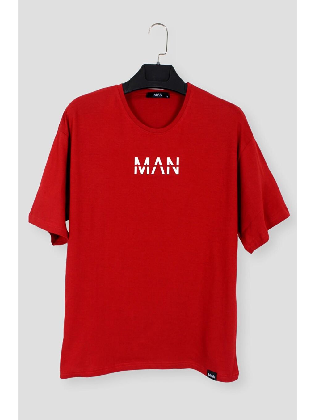 Bordo Crash Man African Erkek Oversize Tshirt
