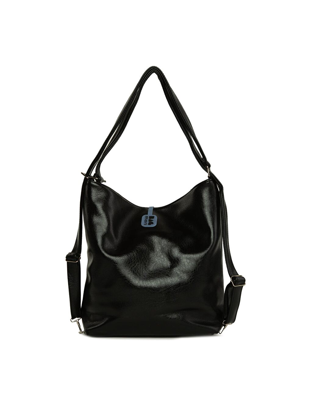 Siyah Trok Detaylı Salaş Askılı ve Sırt Çantası-2