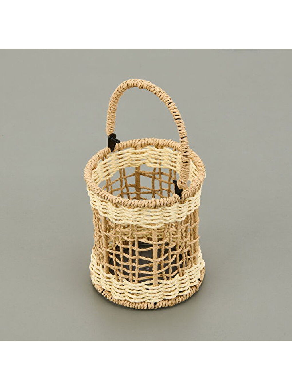 Deco Fuego Mumluk - Bej / Krem - 13x14 cm-1