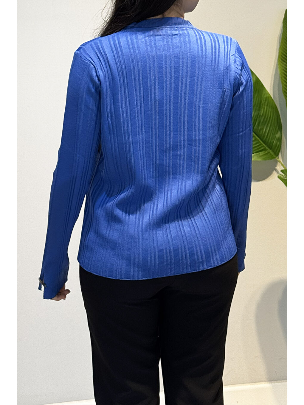 Mavi Aksesuar Detaylı Triko Kazak 2007 Saks-3