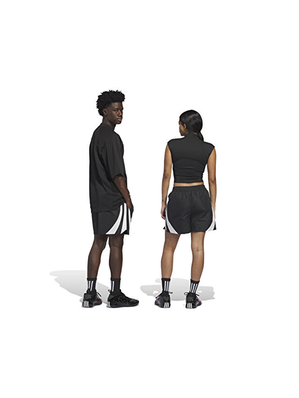 Adidas Wv Short Erkek Basketbol Şortu Ka2080 Siyah-1