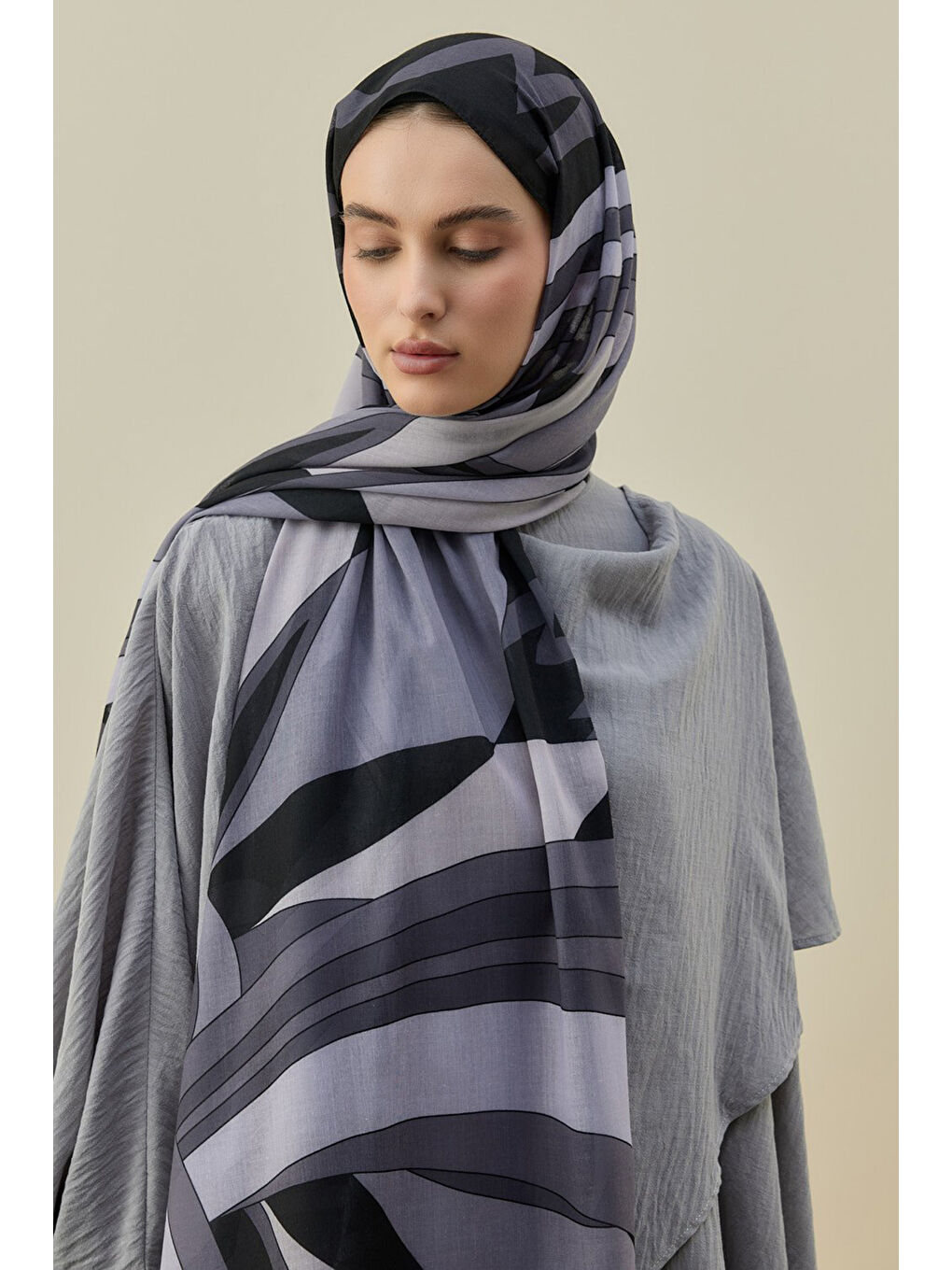 Mucci Kadın Şal 2611 Siyah-2