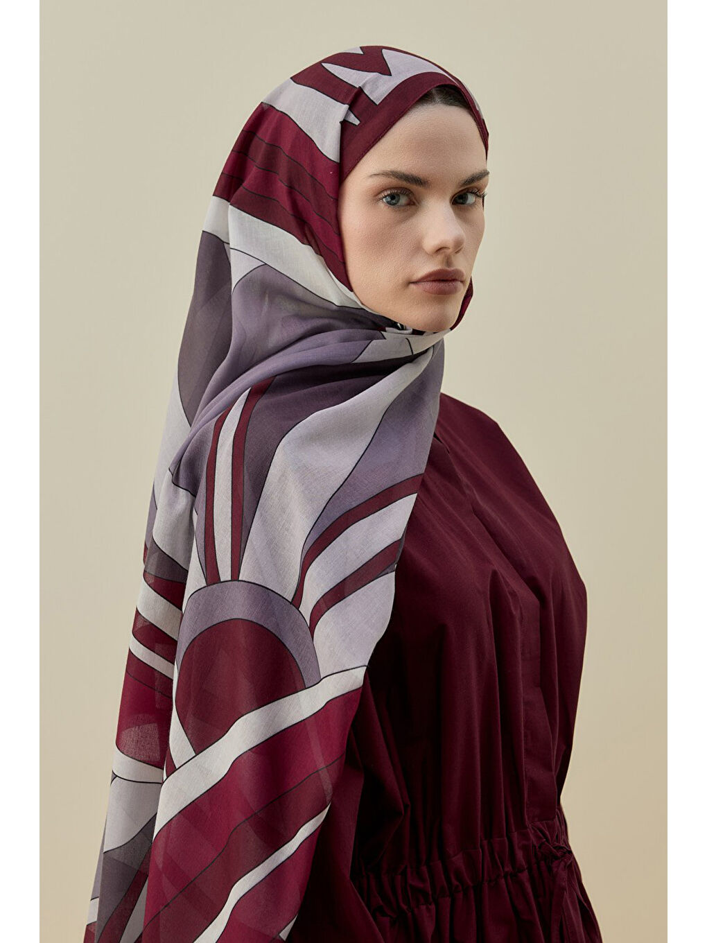 Mucci Kadın Şal 2611 Kırmızı-1