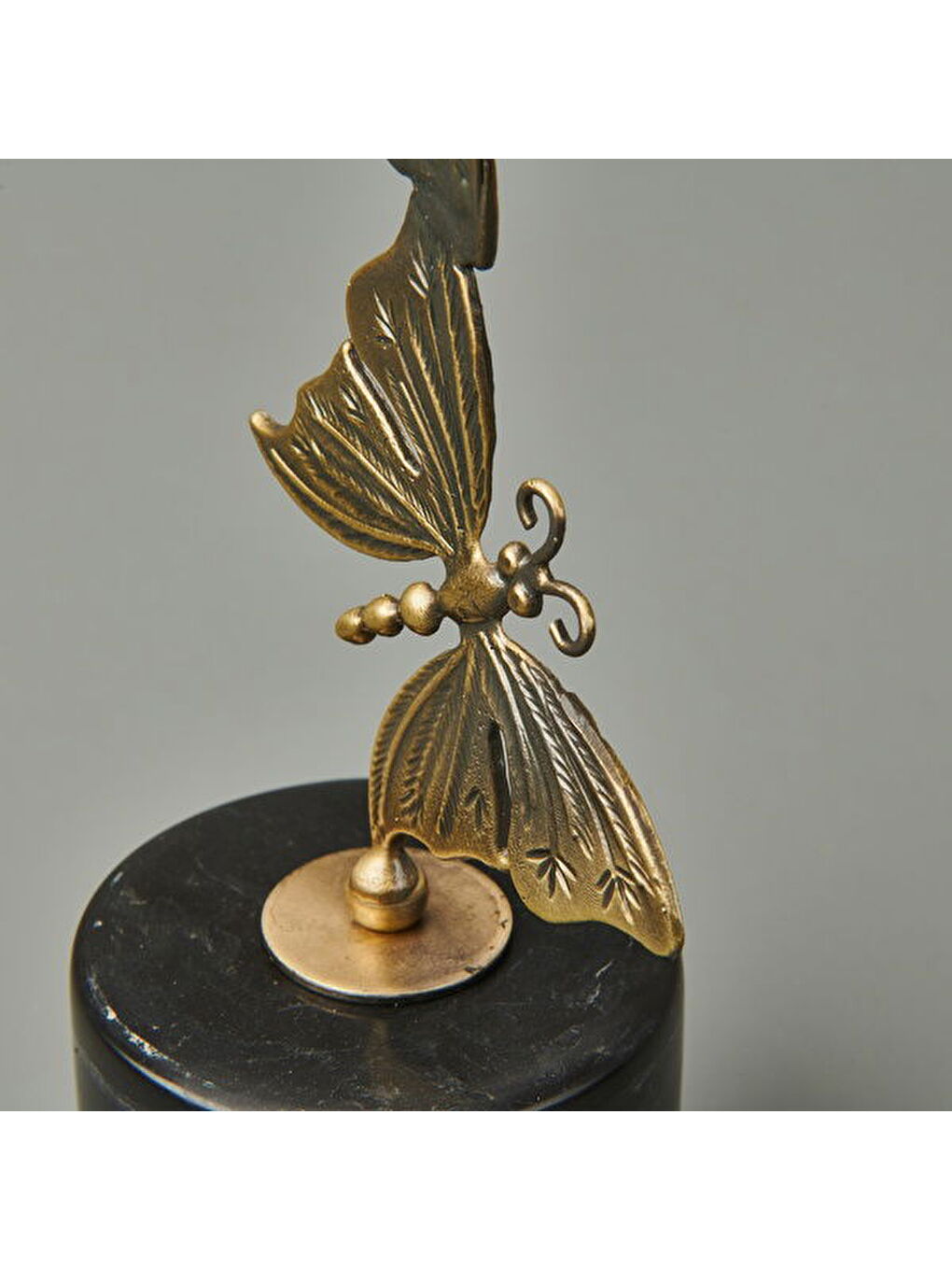 Sarı Deco Mariposa Dekor - Bronz - 24 cm-1