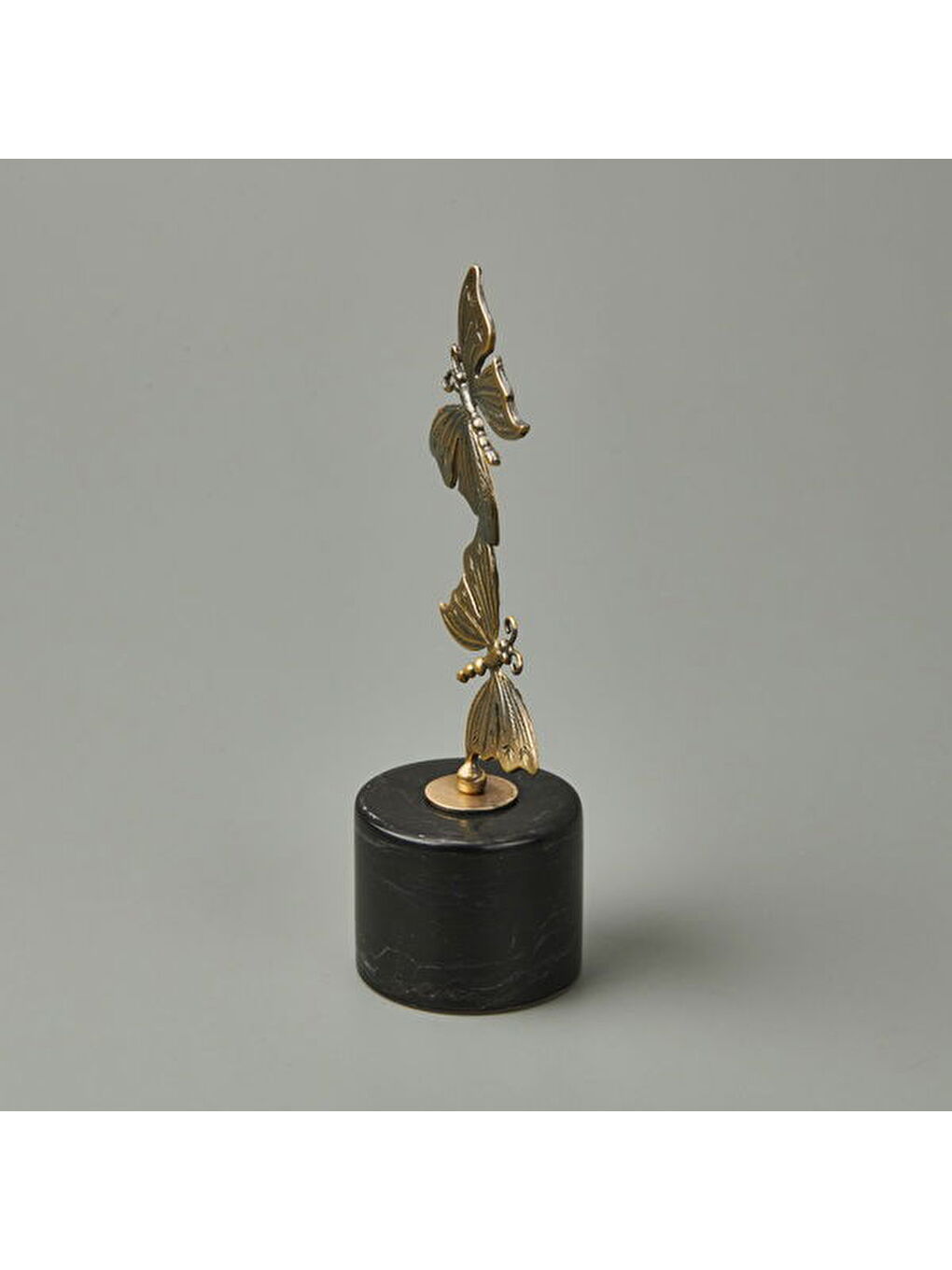 Sarı Deco Mariposa Dekor - Bronz - 24 cm-3