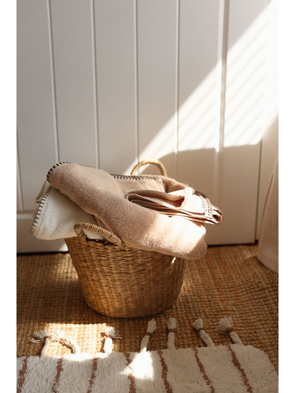 Shadow %100 Pamuk El Havlusu 50x90 cm Bej