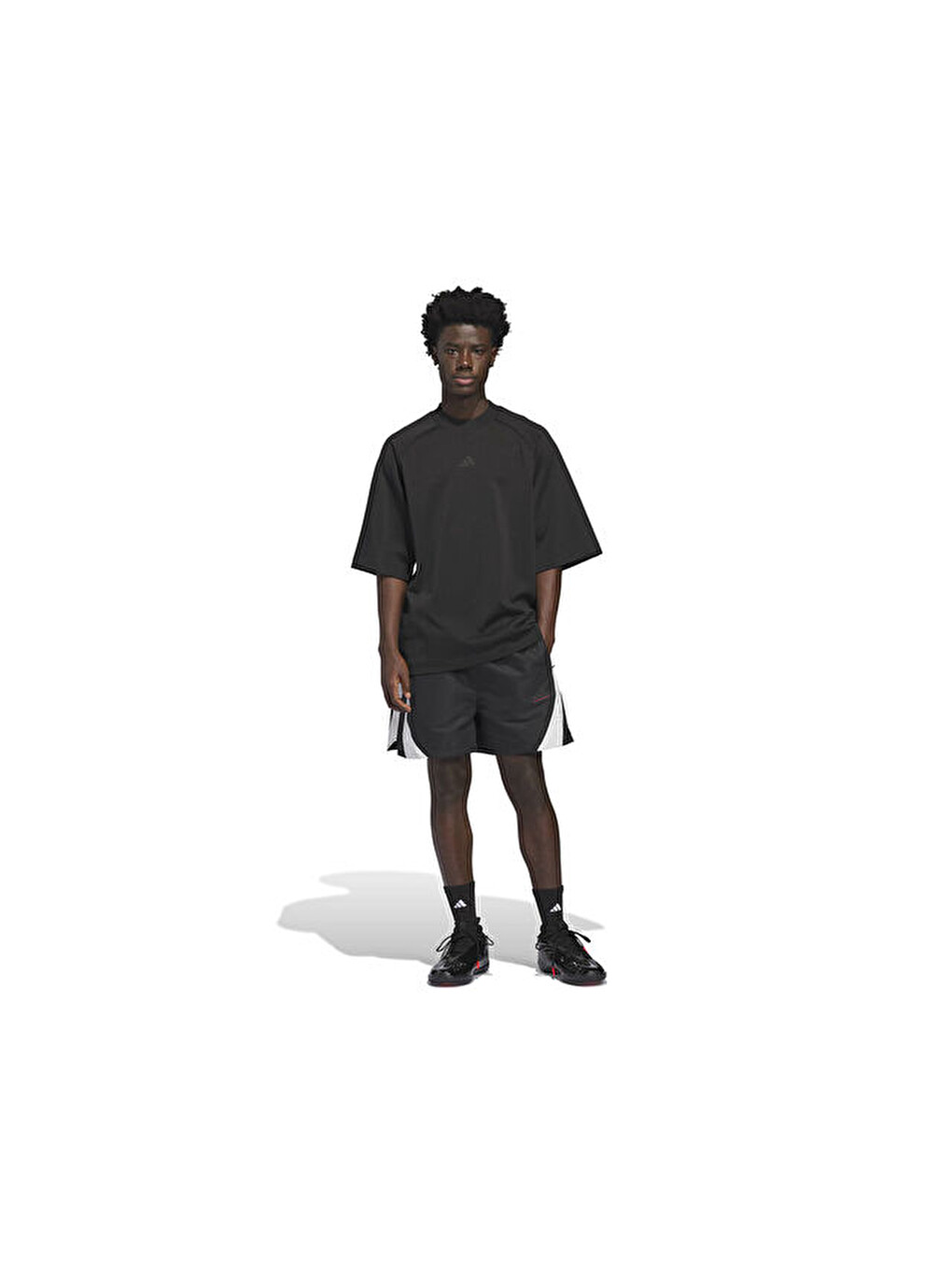 Adidas Wv Short Erkek Basketbol Şortu Ka2080 Siyah-6