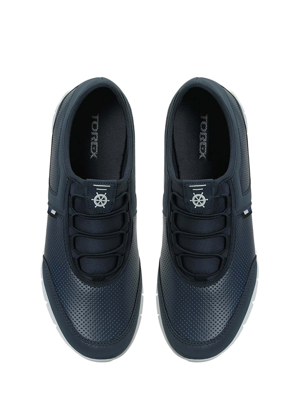Yvon Pu Lacivert Erkek Slip On-3