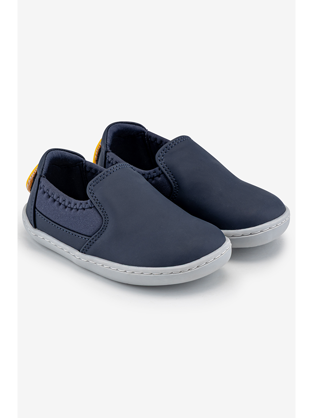 Smart Walker Slip-On #Tags Süper Mat Lacivert Barefoot Işıklı Çocuk Ayakkabı