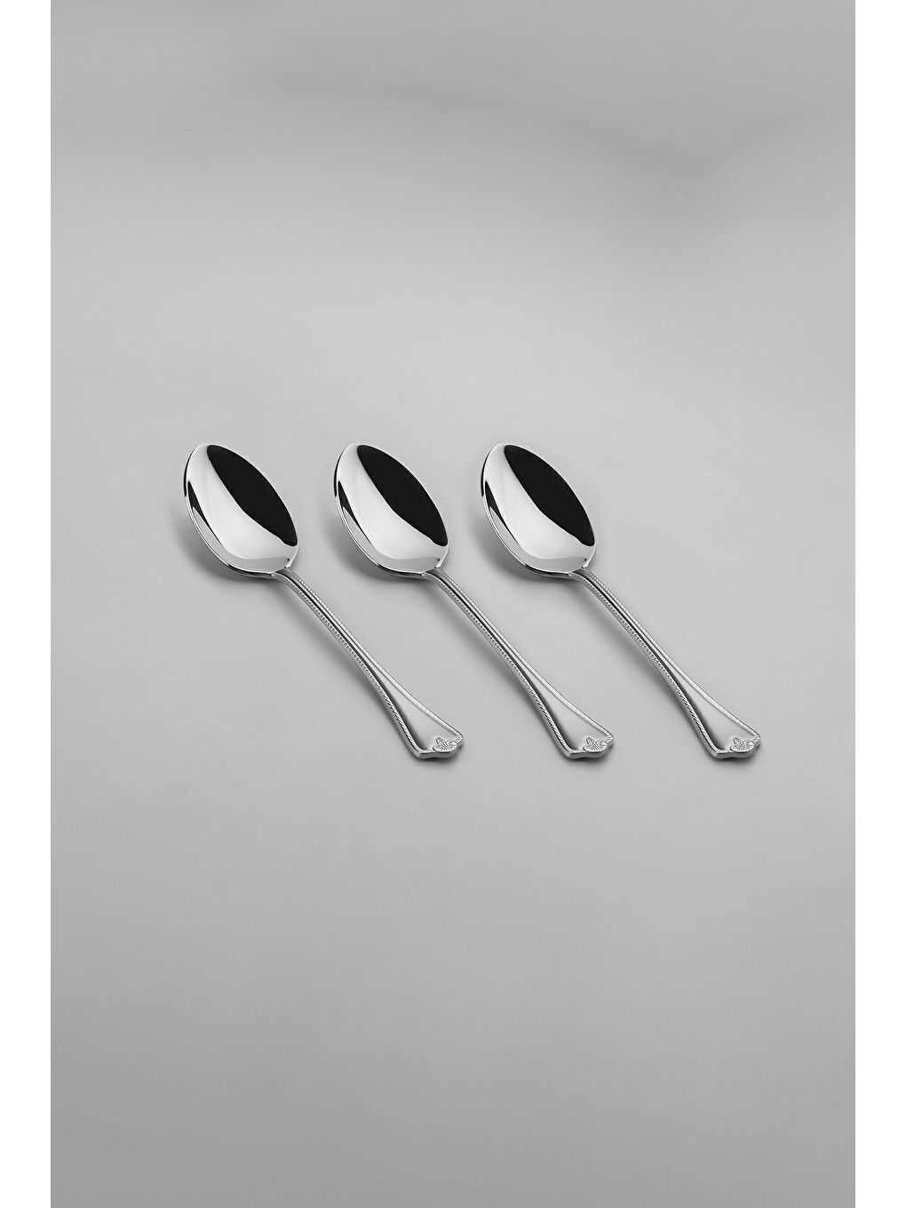 Gri Fulya Saten 12 Kişilik 60 Parça Kutulu Çatal Kaşık Takımı-4