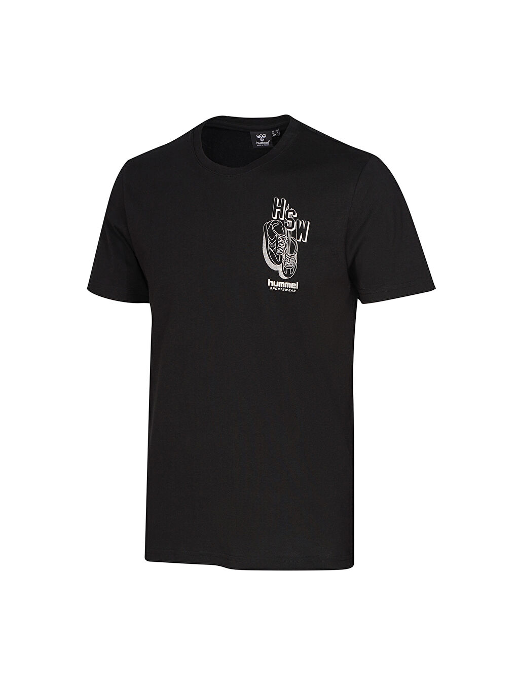 Venero Erkek Siyah Yuvarlak Yaka Tişört-1