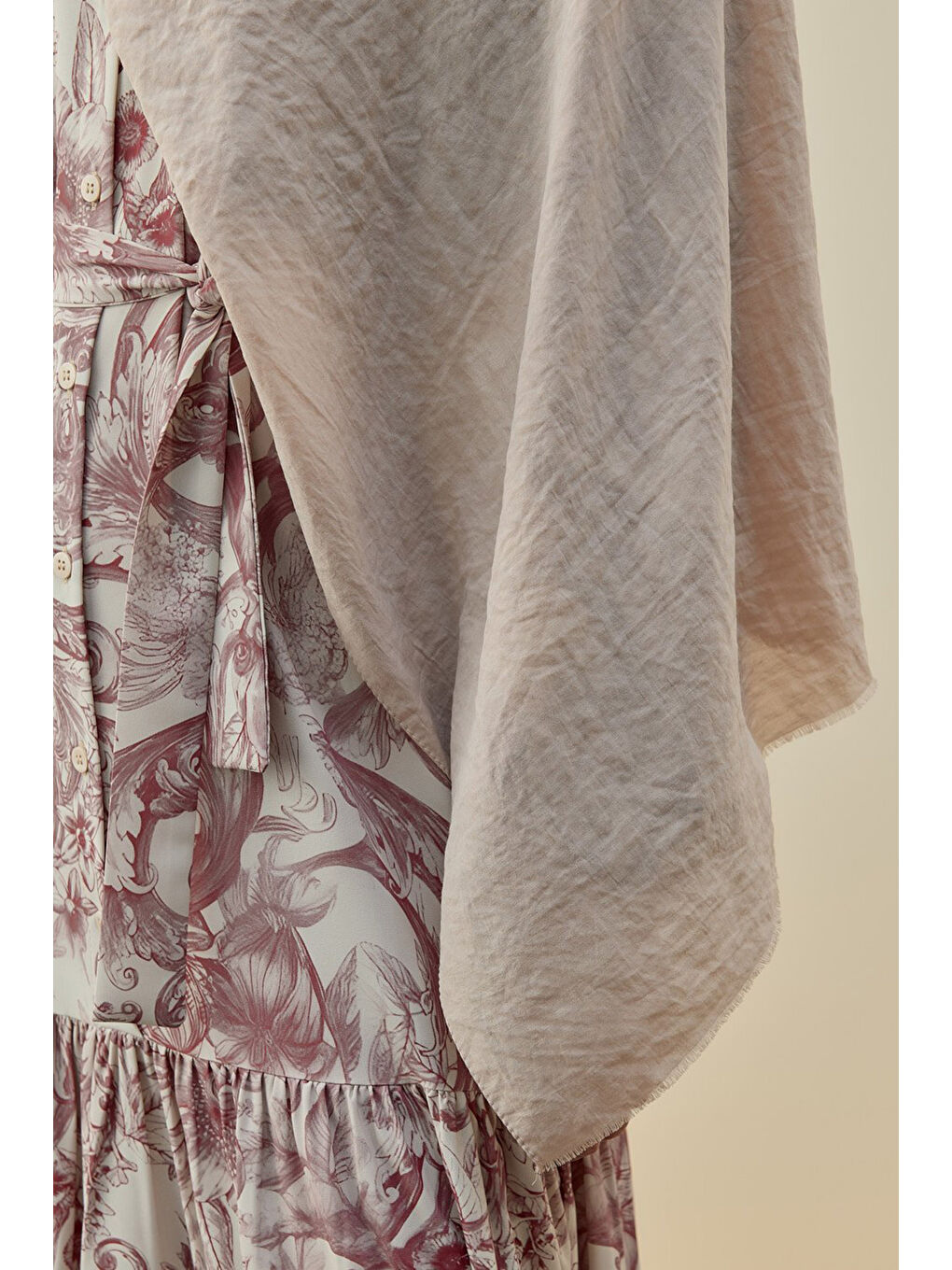 Bej Soft Bambu Kadın 2619 Naturel-1