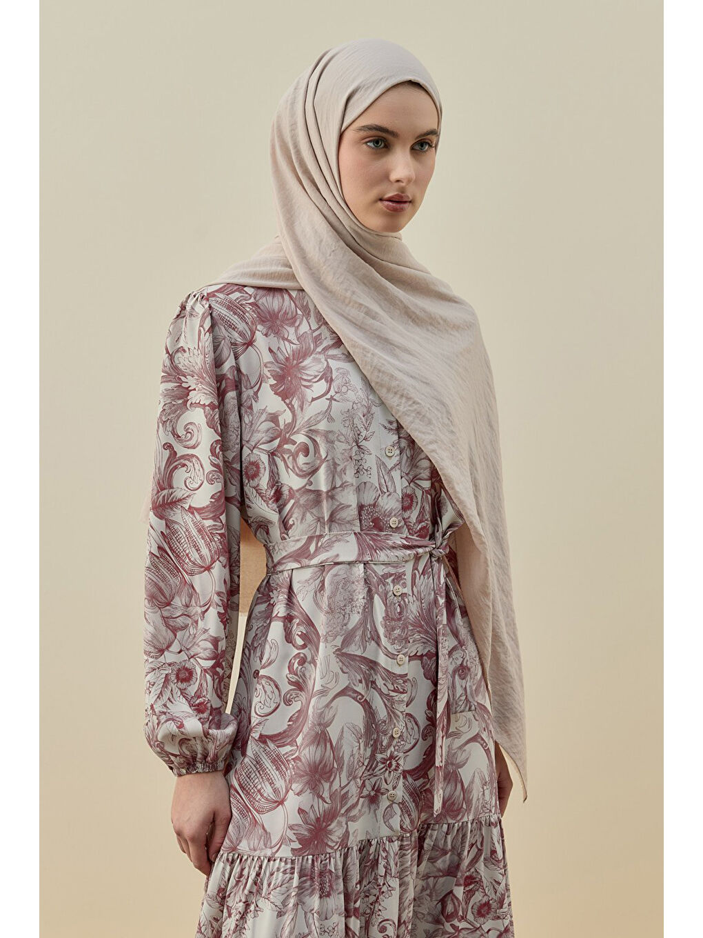 Bej Soft Bambu Kadın 2619 Naturel-2