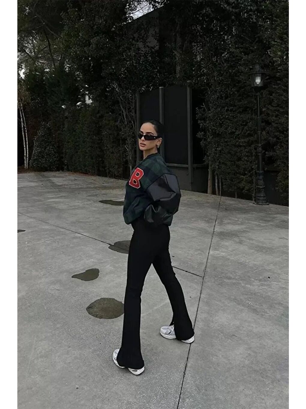 Pötikare Desen Nakışlı Kolej Ceket - Haki-2