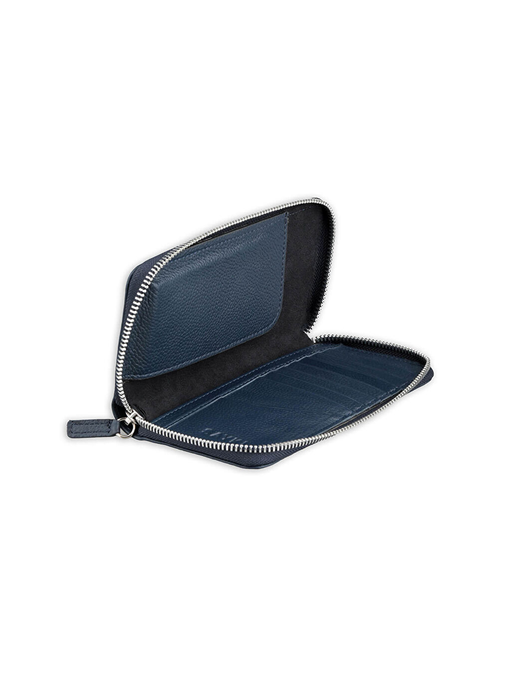 Lacivert Floter 100% Hakiki Deri Cüzdan-1
