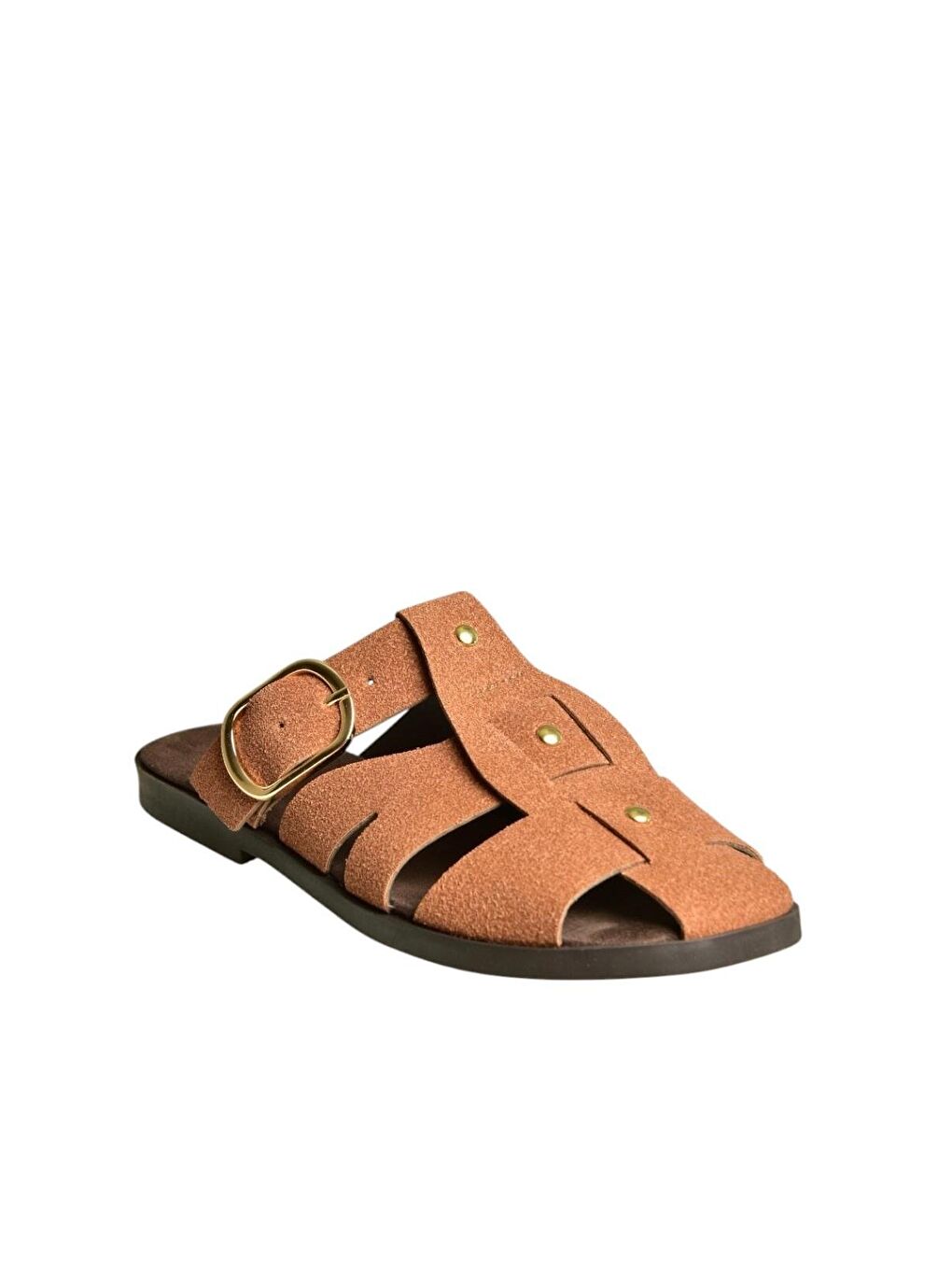 Kahverengi Taba Kadın Terlik U458334202-1