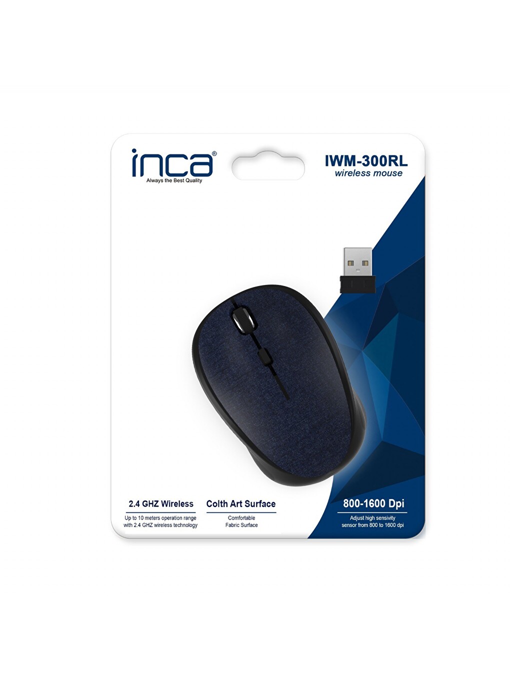 IWM-300RL Kumaş Yüzey 7 Led Kablosuz Mouse-6