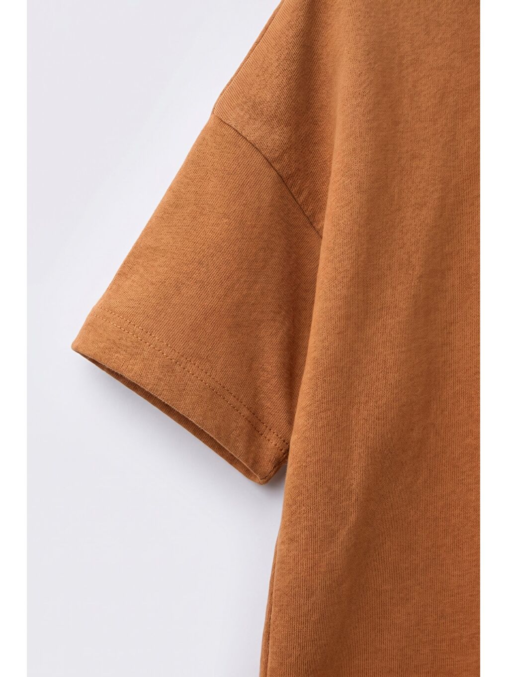 Karışık Unisex Çocuk Pamuklu Taba Club T-Shirt Şort Takım-3