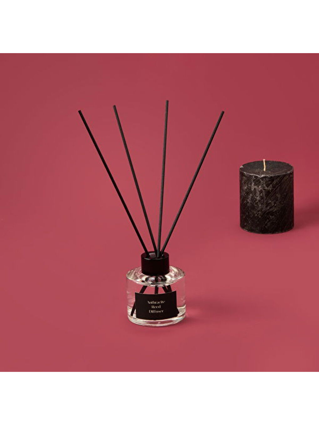 Renksiz Deco Anthracite Çubuklu Oda Kokusu - Şeffaf - 100 ml-1