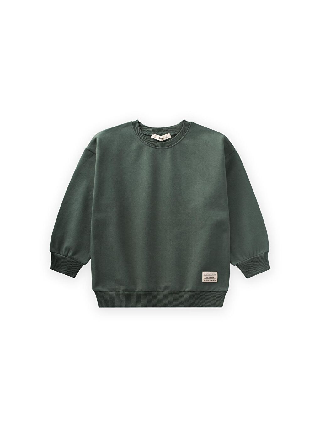 Sweatshırt 2-12 Yaş Haki Yeşil