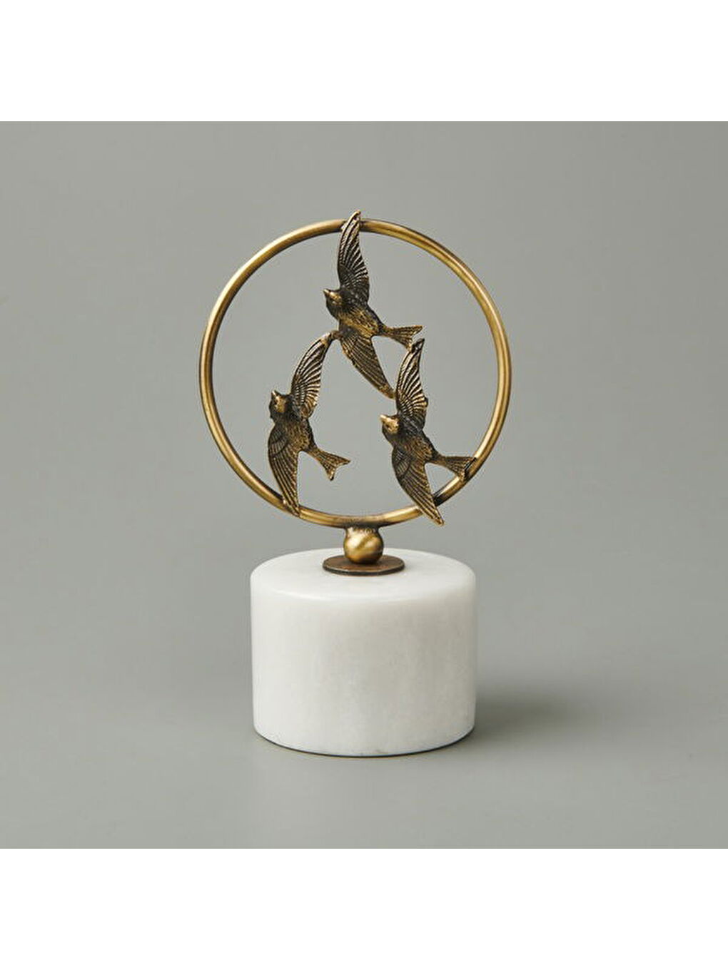 Sarı Deco Kırlangıç Dekor - Bronz - 19 cm