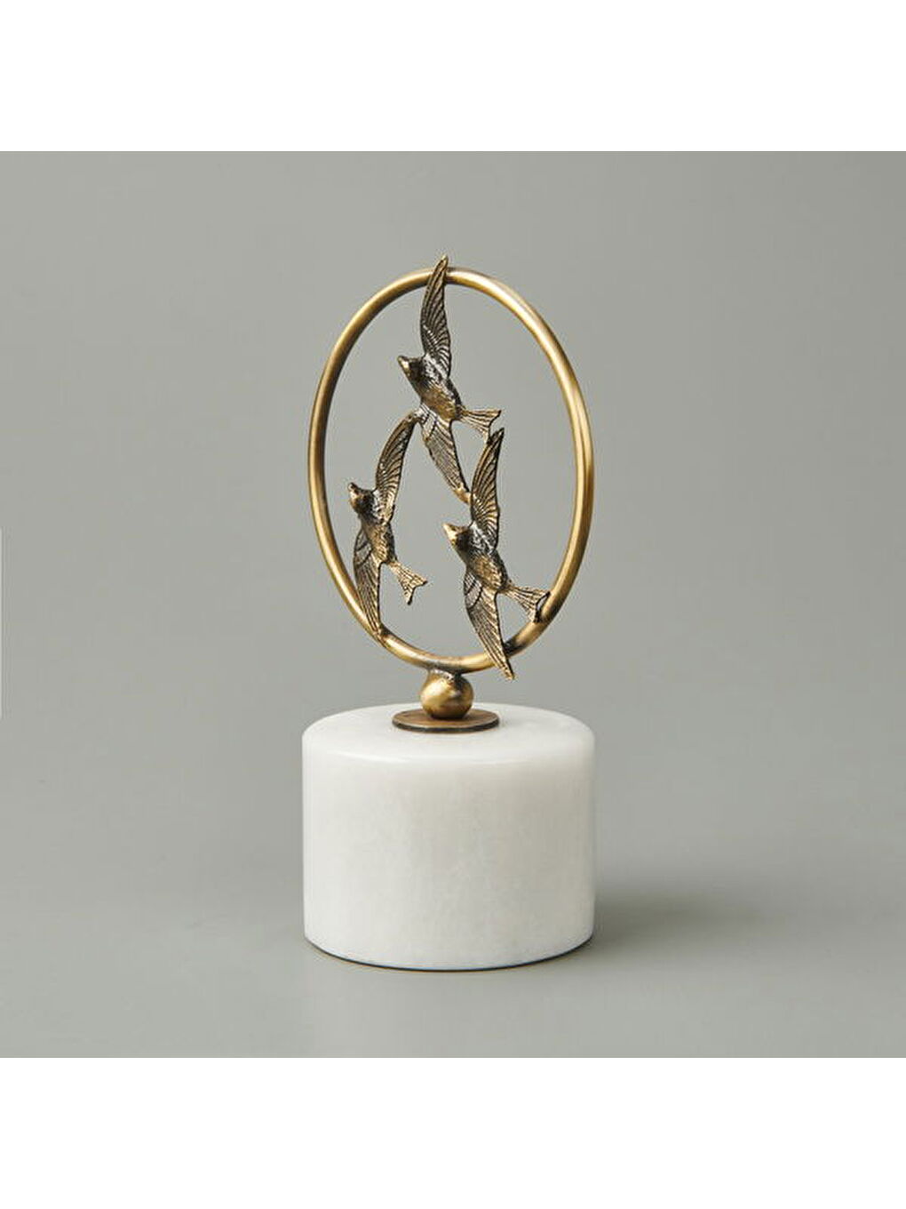 Sarı Deco Kırlangıç Dekor - Bronz - 19 cm-2