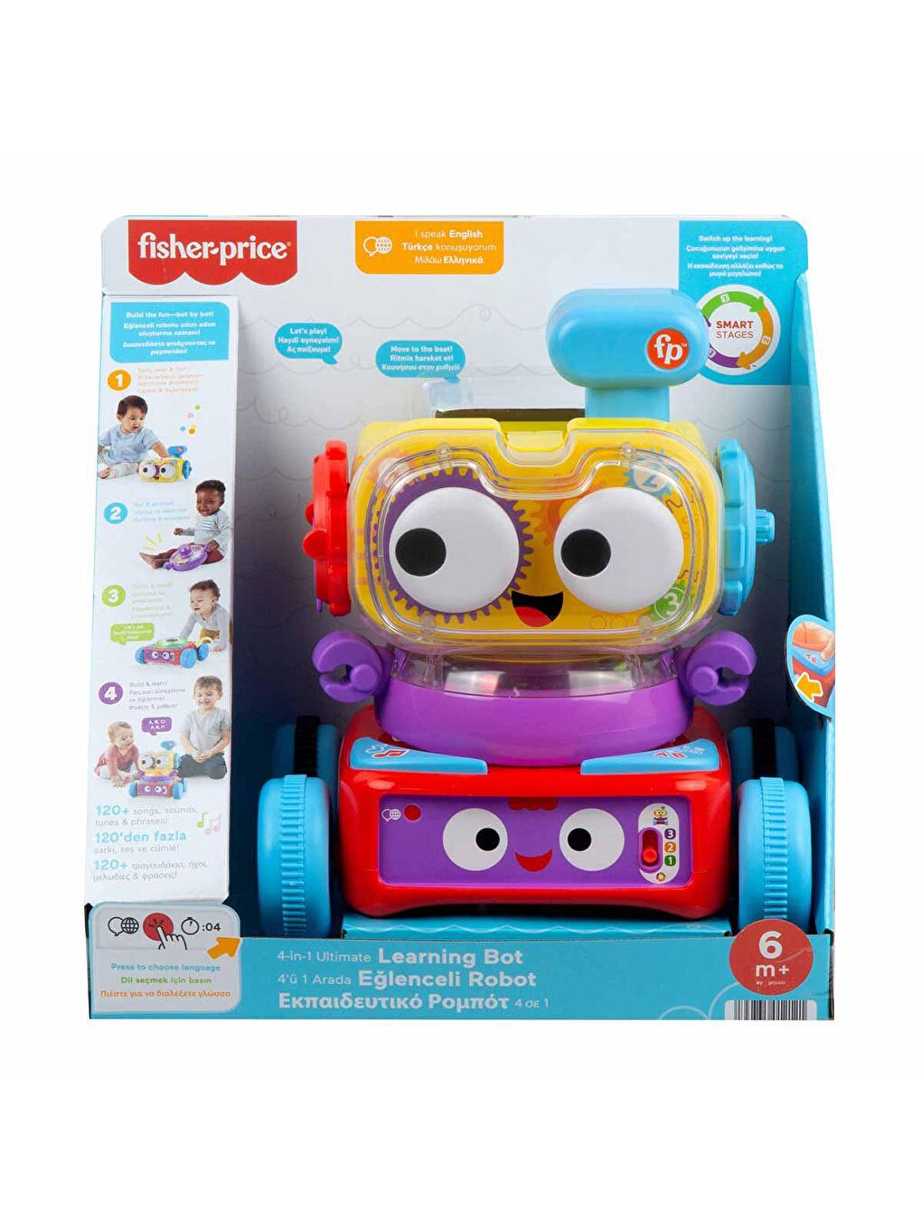 4'ü 1  Arada Eğlenceli Robot (Türkçe-İngilizce) HCK43-3
