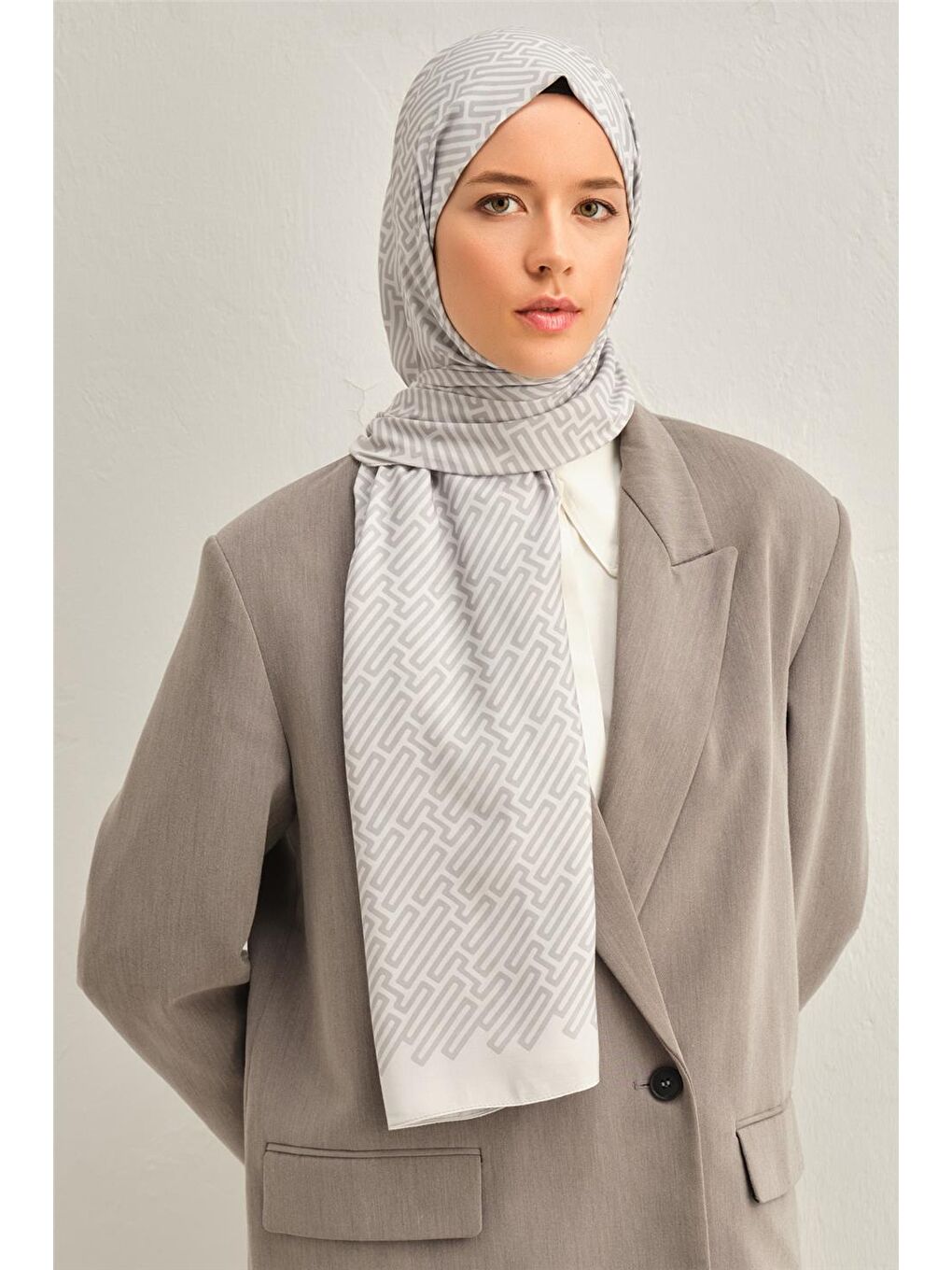 Gri Trend Defne Şal 3797 21