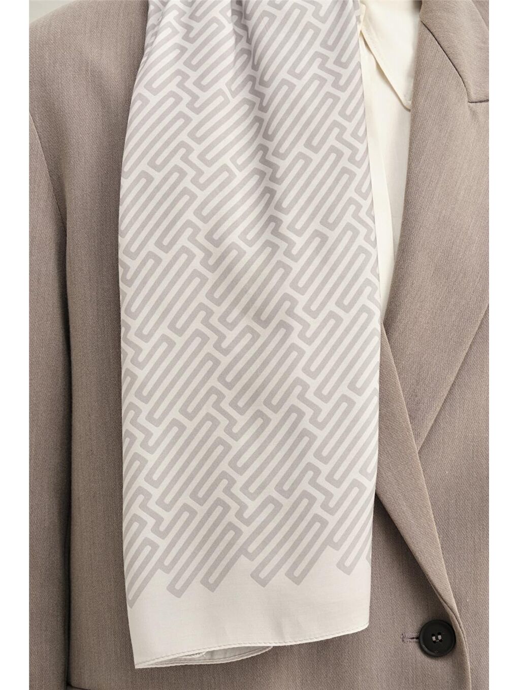 Gri Trend Defne Şal 3797 21-1