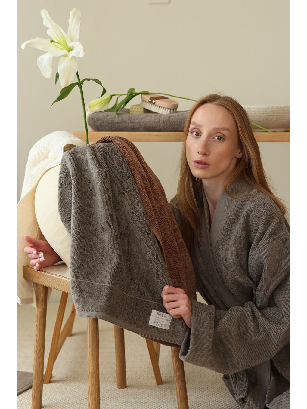 Solena El Havlusu 50x100cm Gri-2