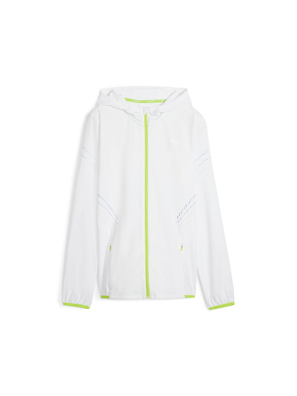 Beyaz RUN ULTRAWEAVE Kadın Koşu Ceketi-5