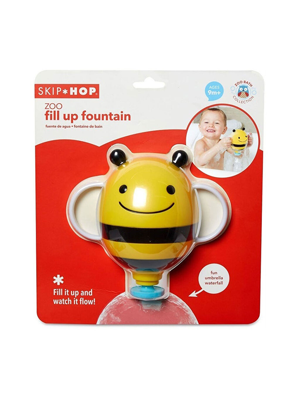 Zoo Şelale Efektli Banyo Oyuncağı Arı 9 Ay+-1